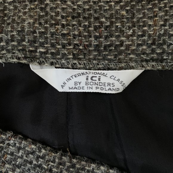 Vintage 40s tweed skirt sz XS / S - Picture 5 of 5